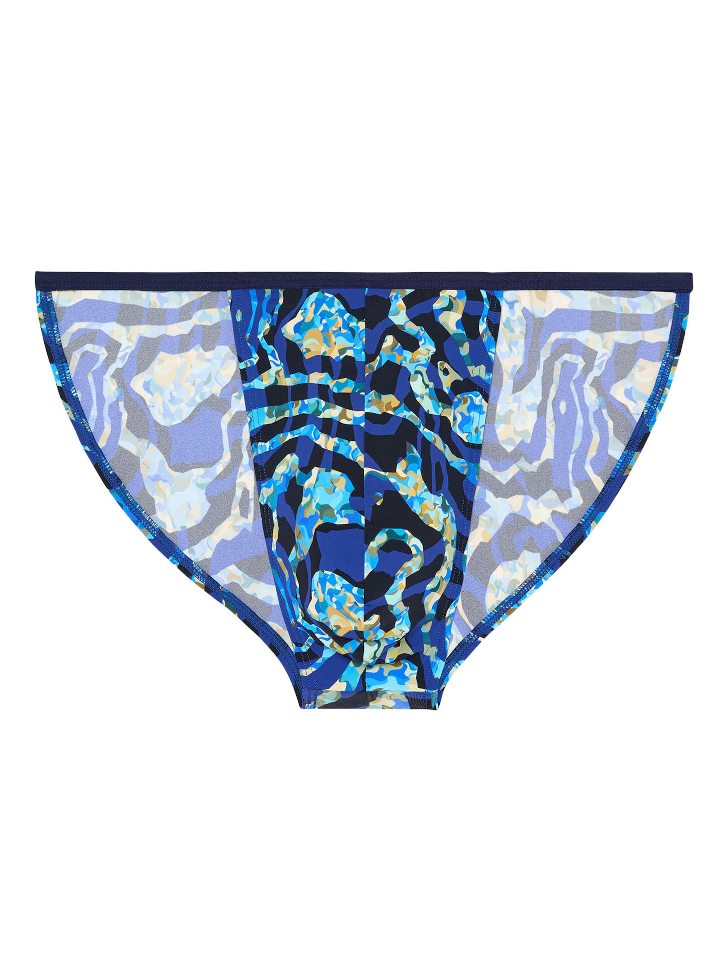 HOM Slip ' Funky Styles ' in Blauw: voorkant