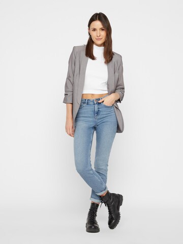 PIECES Blazer 'Bosella' in Grau