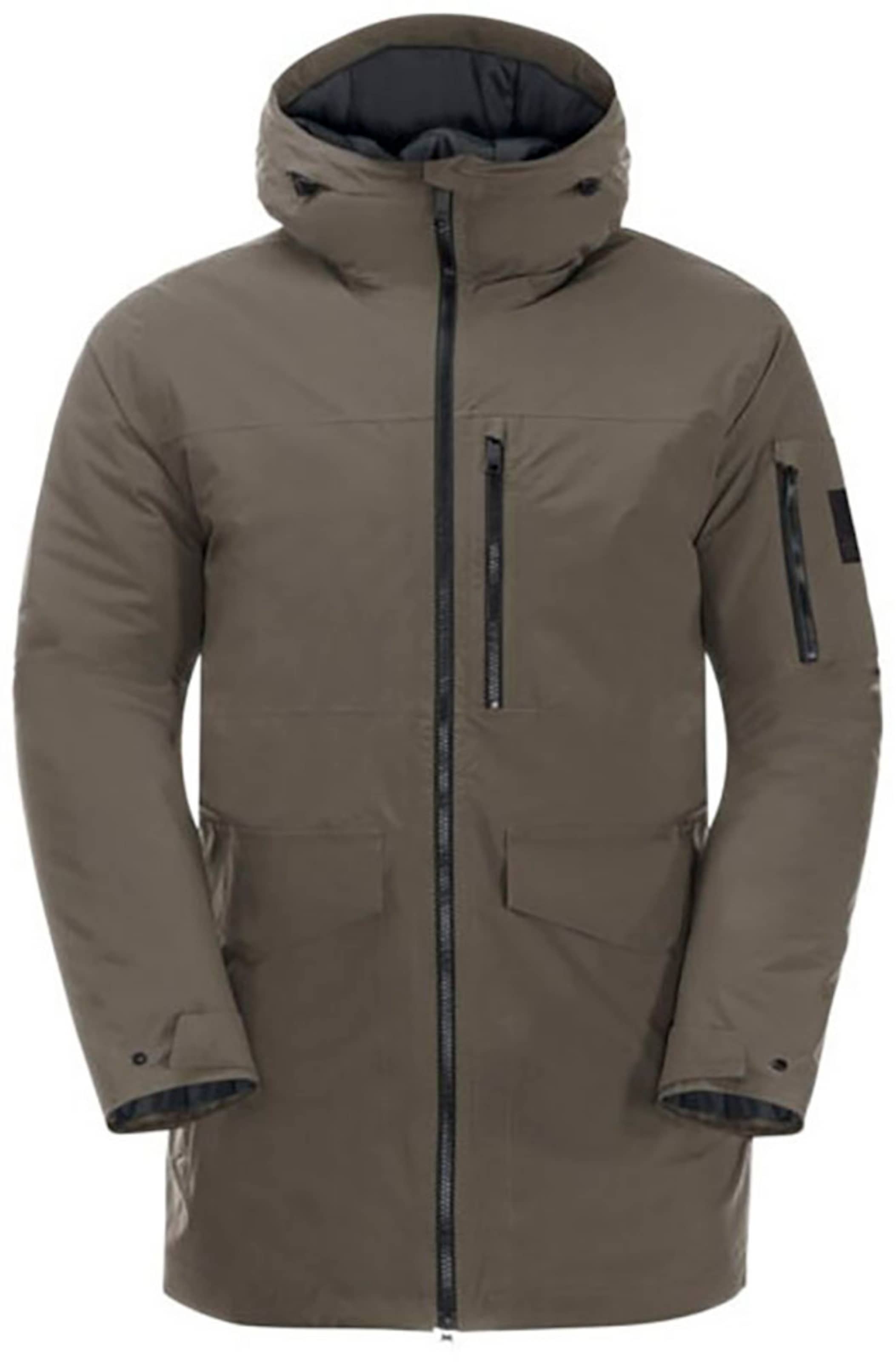 JACK WOLFSKIN Outdoorjas in Bruin: voorkant