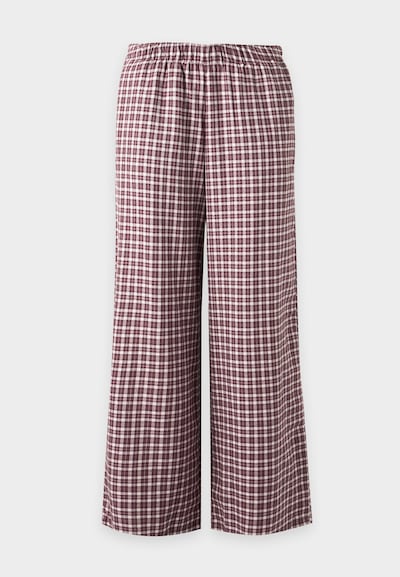 HOLLISTER Pajama pants in XS in Bordeaux / White, Item view