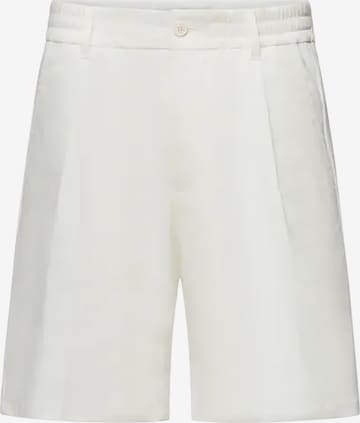 DRYKORN Regular Pleated Pants 'Rhasy' in White: front