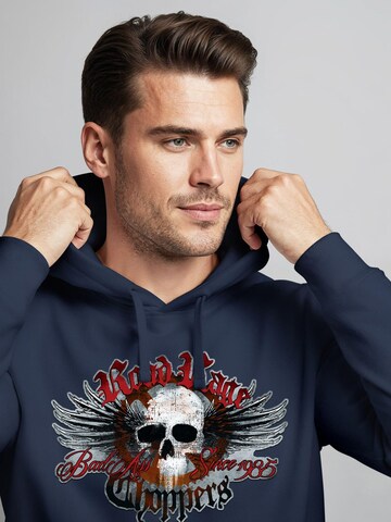 Neverless Sweatshirt 'Road Rage'‌‌‌‌‌‌‌‌‌ in Blau