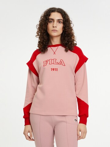 FILA Sweatshirt 'TIARET' in Pink: predná strana