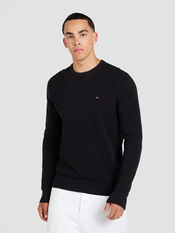 Pull-over 'ESSENTIAL' TOMMY HILFIGER en noir : devant