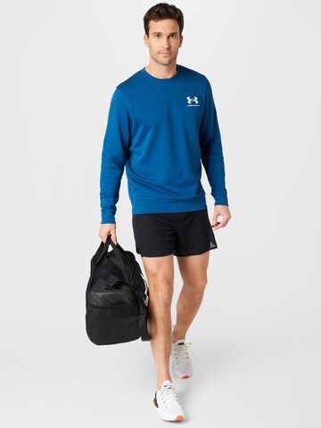 UNDER ARMOUR Sport sweatshirt i blå