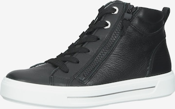 ARA High-Top Sneakers 'Courtyard' in Black: front