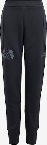 ADIDAS SPORTSWEAR Tapered Sportbroek 'Adidas x Star Wars Z.N.E.' in Zwart: voorkant