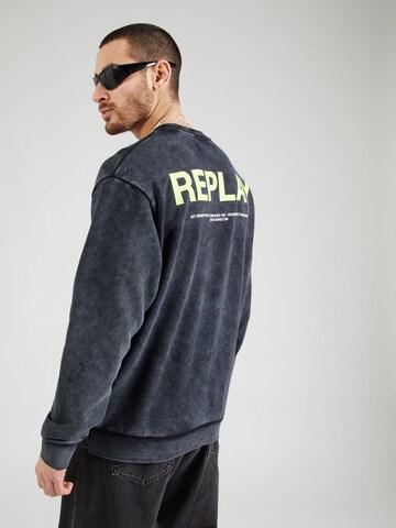 REPLAY Sweatshirt in Schwarz: Vorderseite