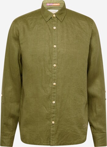 Coupe regular Chemise SCOTCH & SODA en vert : devant