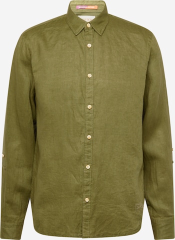 Chemise SCOTCH & SODA en vert : devant