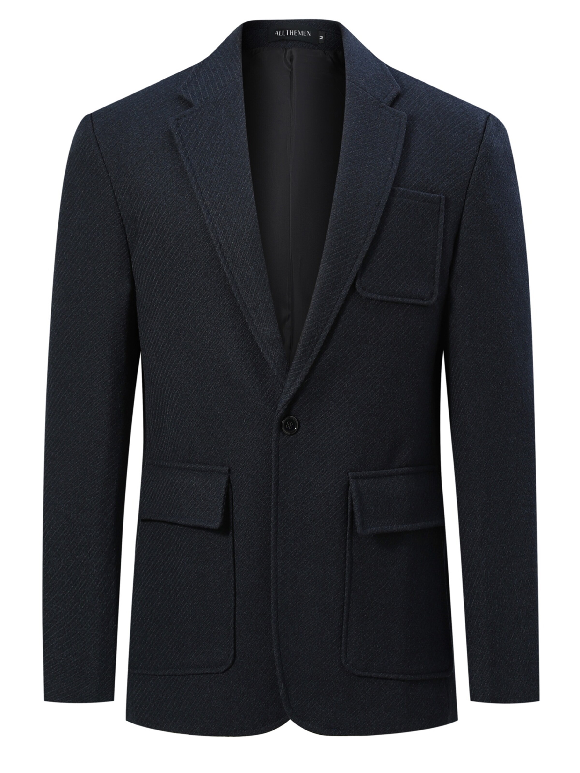 ALLTHEMEN Regular fit Suit Jacket 'Morgenglut' in Blue
