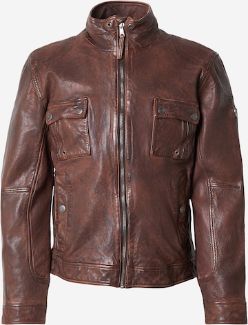 Mauritius Демисезонная куртка 'Jorric' в Коричневый: спереди