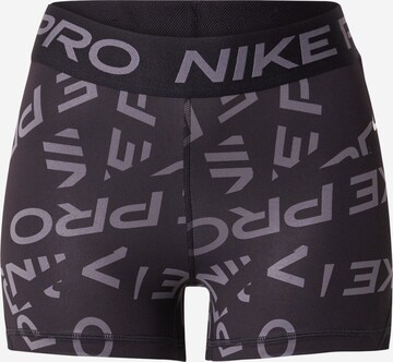 NIKE Skinny Sportsbukser i sort: forside