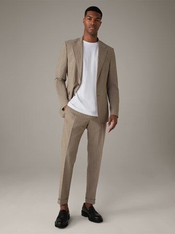 STRELLSON Slim Fit Business-Sakko 'Alfie' in Beige