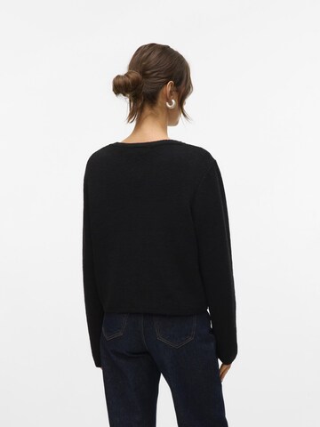 VERO MODA Knit cardigan 'VMHildur' in Black