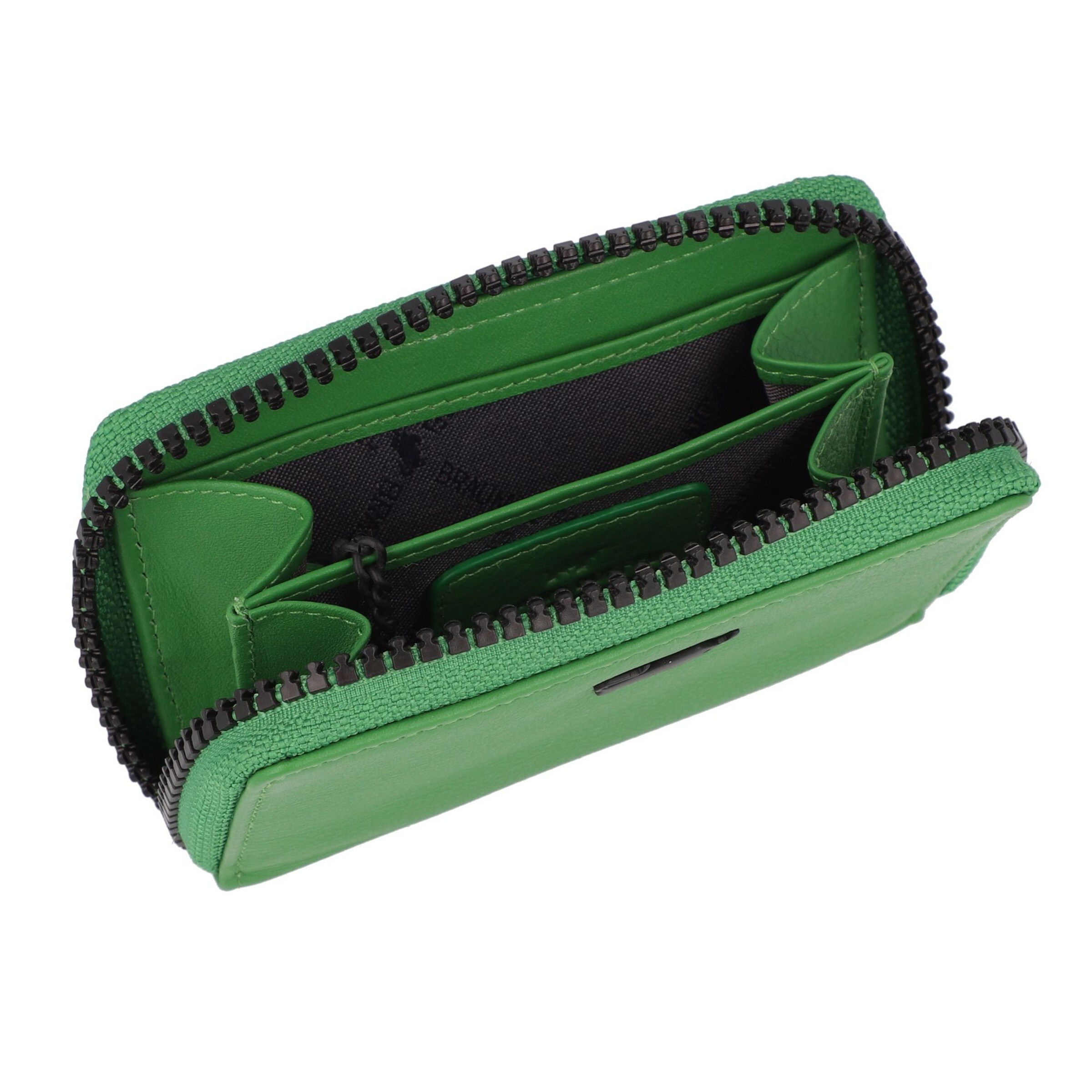 Portamonete 'Capri' di Braun Büffel in verde