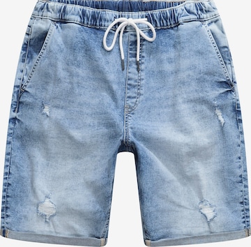 STHUGE Loosefit Jeans in Blauw: voorkant