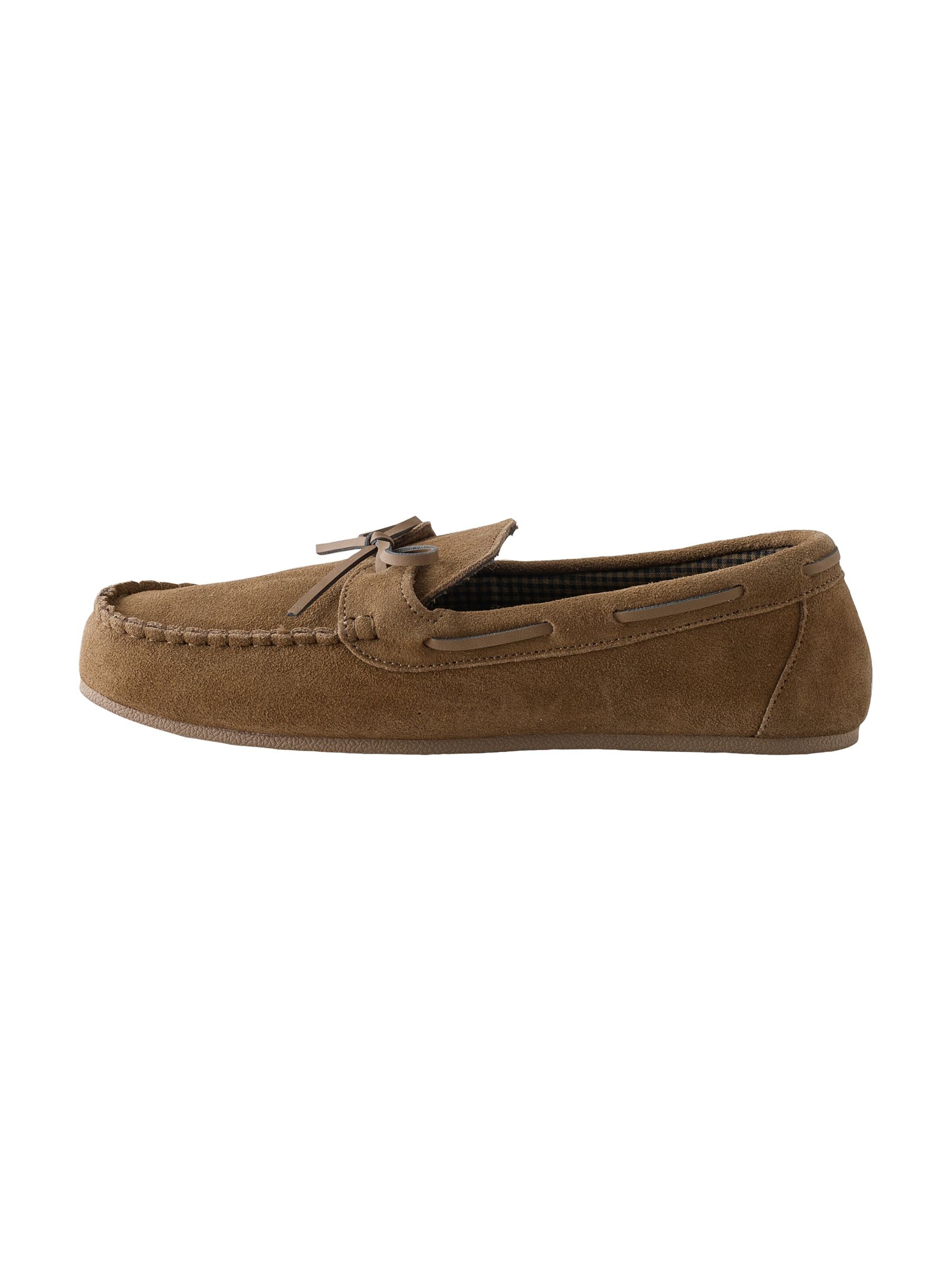 Next Slip-ons in Brown: front
