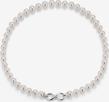 Adriana Necklace in White: front