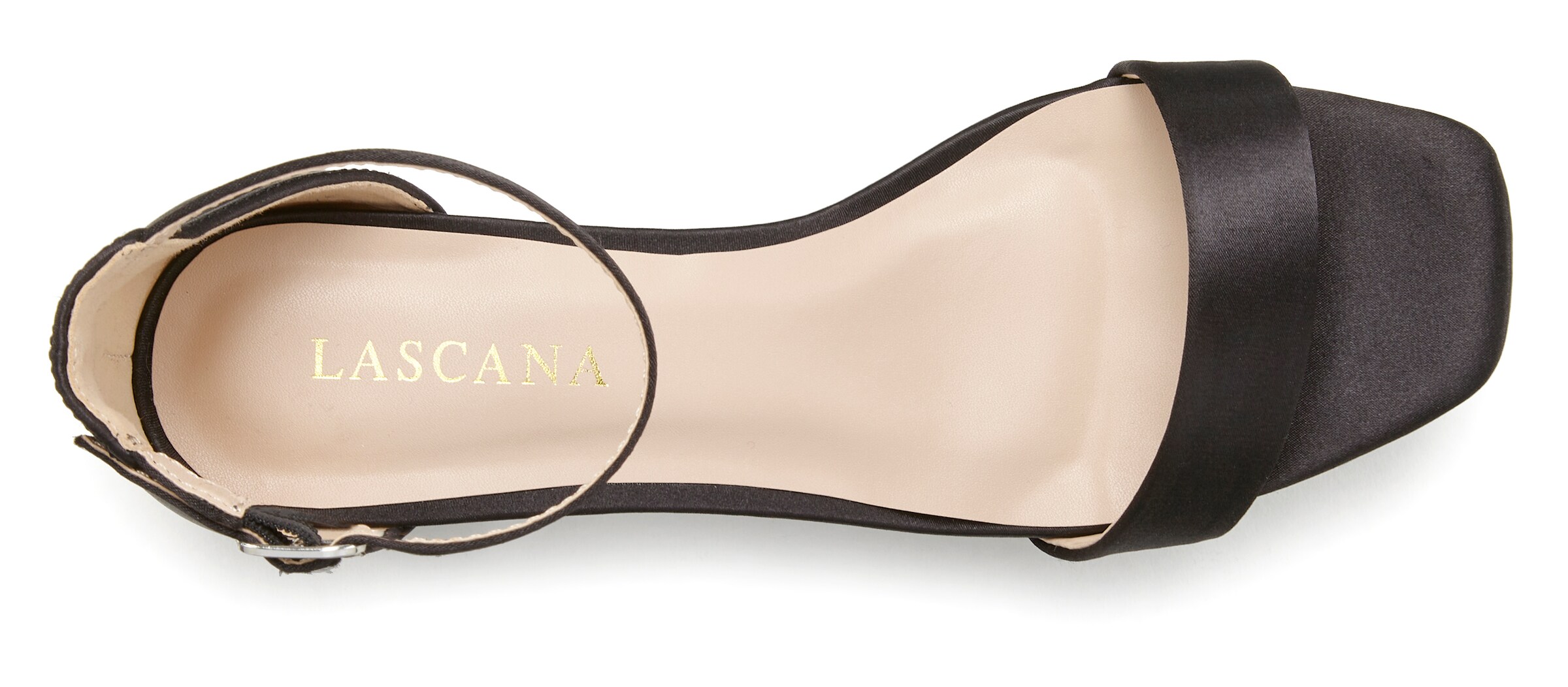 LASCANA Sandály – černá