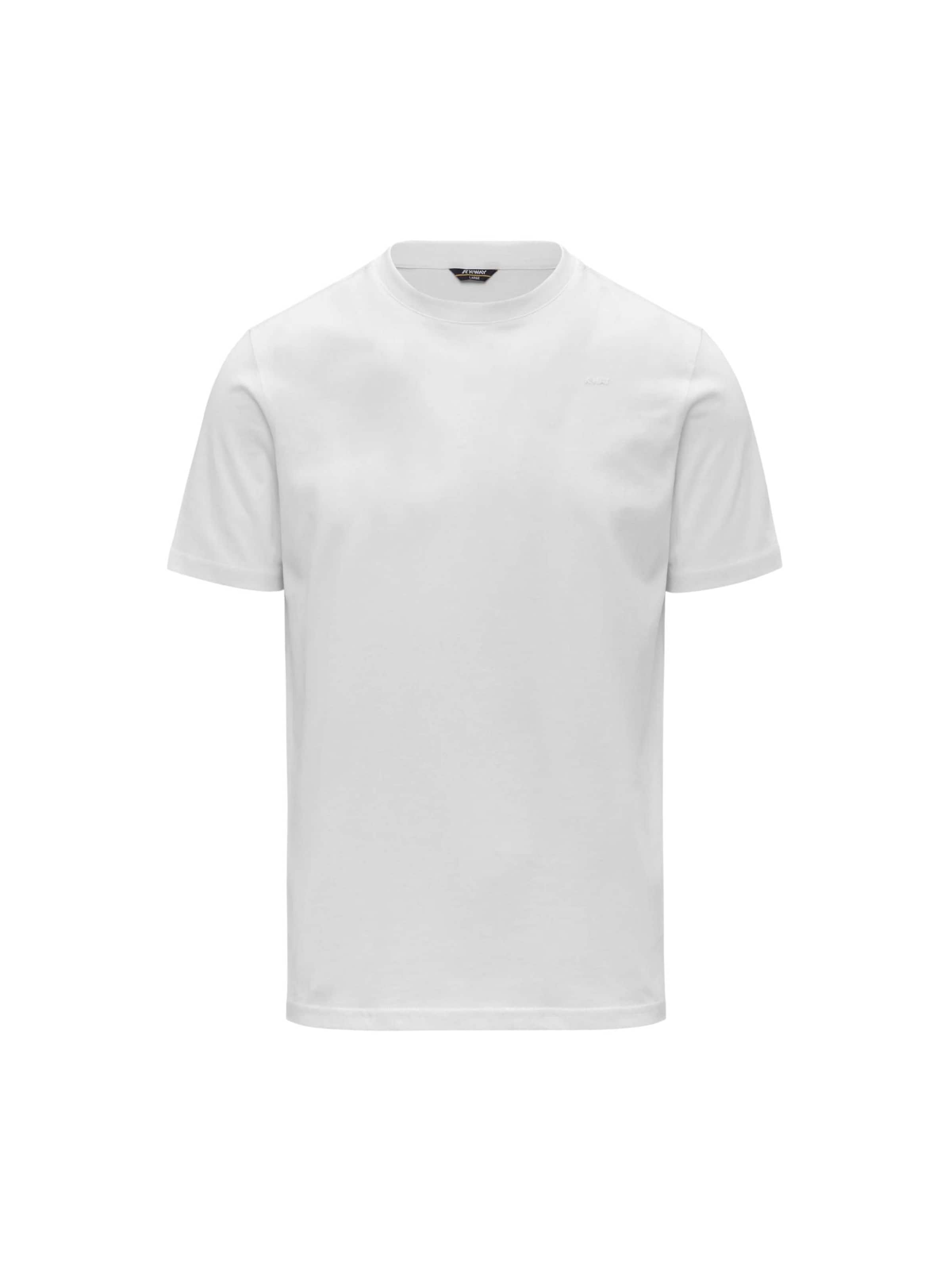 K-Way Shirt 'ODOM' in Wit: voorkant