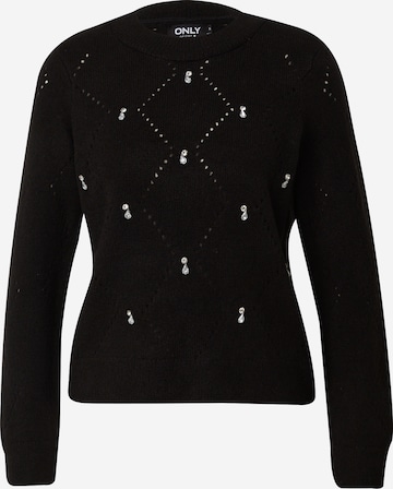 ONLY Пуловер 'CATRINA' в черно: отпред