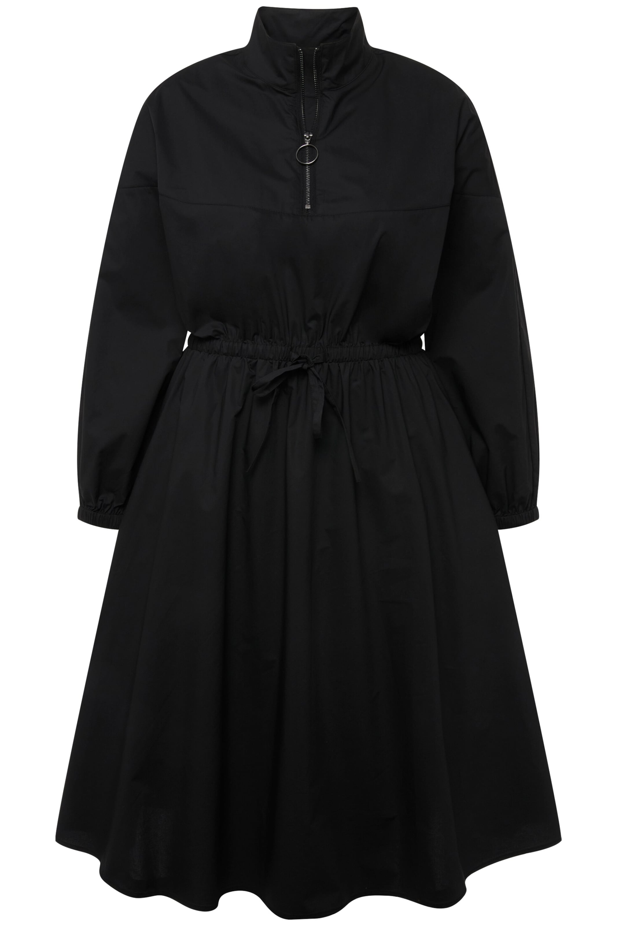 Ulla Popken Kleid in Schwarz: Vorderseite