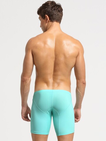 SEOBEAN Lange Unterhose 'Long Shorts Home Sport' in Blau