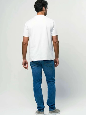 MCS T-Shirt 'Felix' in Weiß