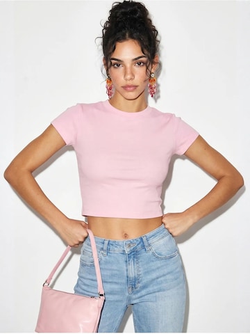 Bianco Lucci Top 'Crop Top' | roza barva