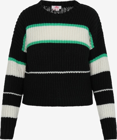 MYMO Pull-over en vert / noir / blanc, Vue avec produit