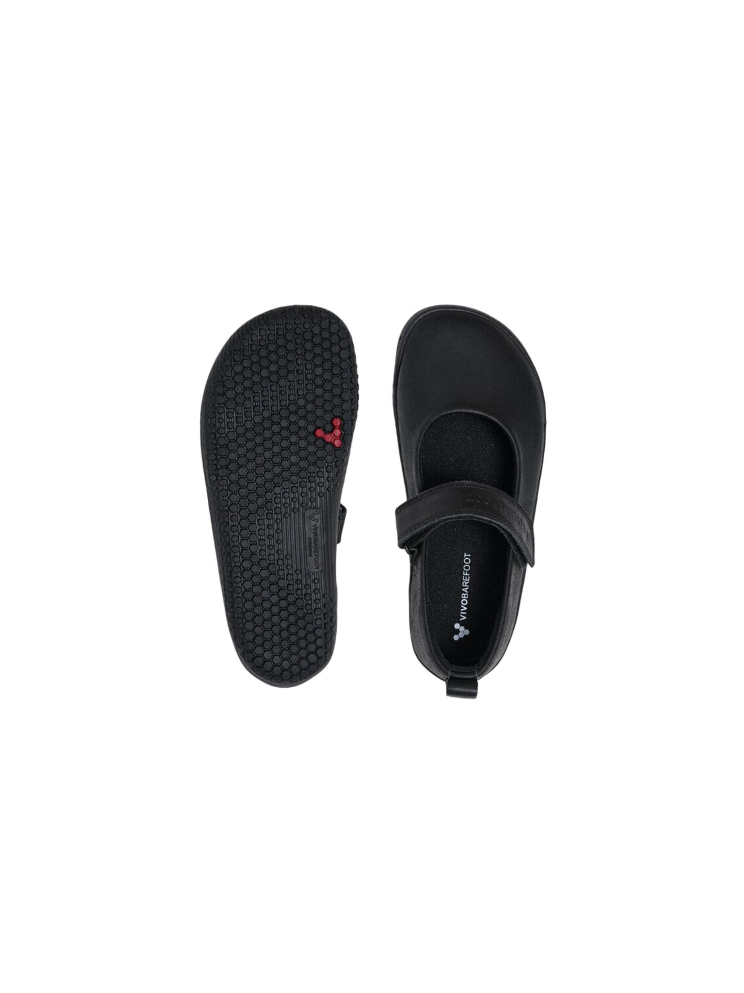 Vivo Barefoot Low shoe 'WYN SCHOOL' in Black