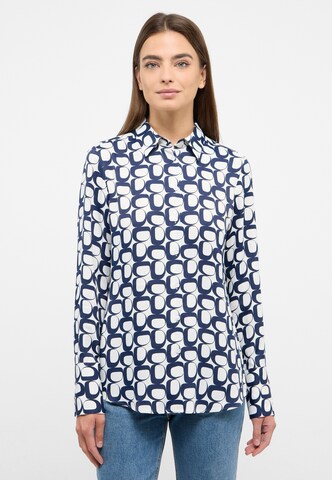 ETERNA Blouse in Blauw: voorkant