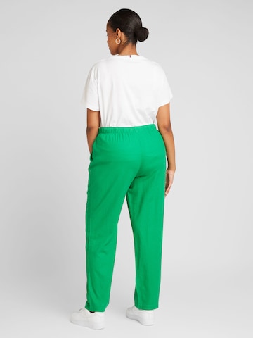 ONLY Carmakoma - Loosefit Pantalón 'CARCARO' en verde