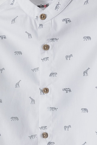 MINOTI Regular fit Button Up Shirt in White