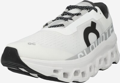 On Chaussure de course 'Cloudmonster Exclusive' en gris clair / noir / blanc, Vue avec produit