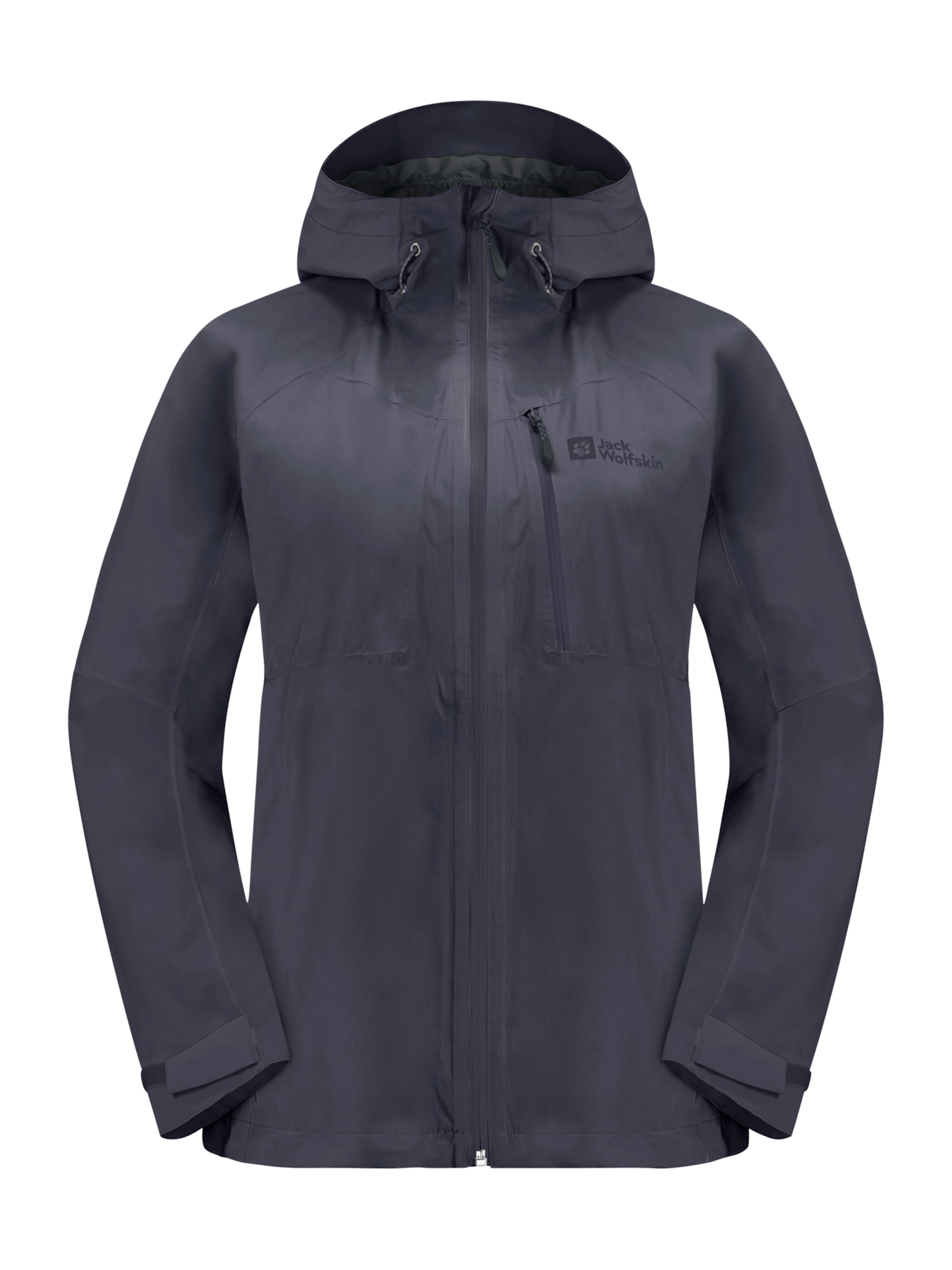 JACK WOLFSKIN - Casaco outdoor 'EAGLE PEAK' em cinzento: frente