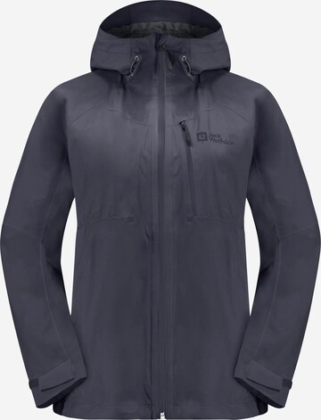 JACK WOLFSKIN Outdoor Jacket 'EAGLE PEAK' in Grey: front