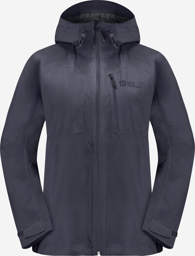 JACK WOLFSKIN Veste outdoor 'EAGLE PEAK' en graphite / noir, Vue avec produit