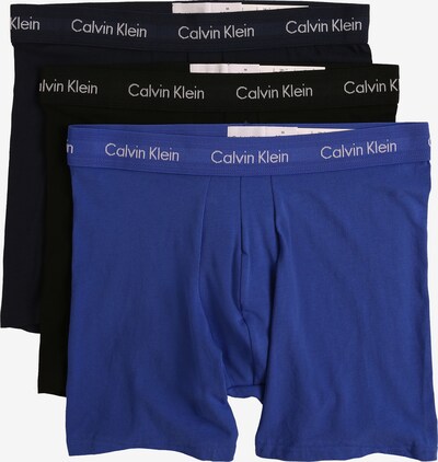 Calvin Klein Underwear Boxers en bleu / marine / noir / blanc, Vue avec produit
