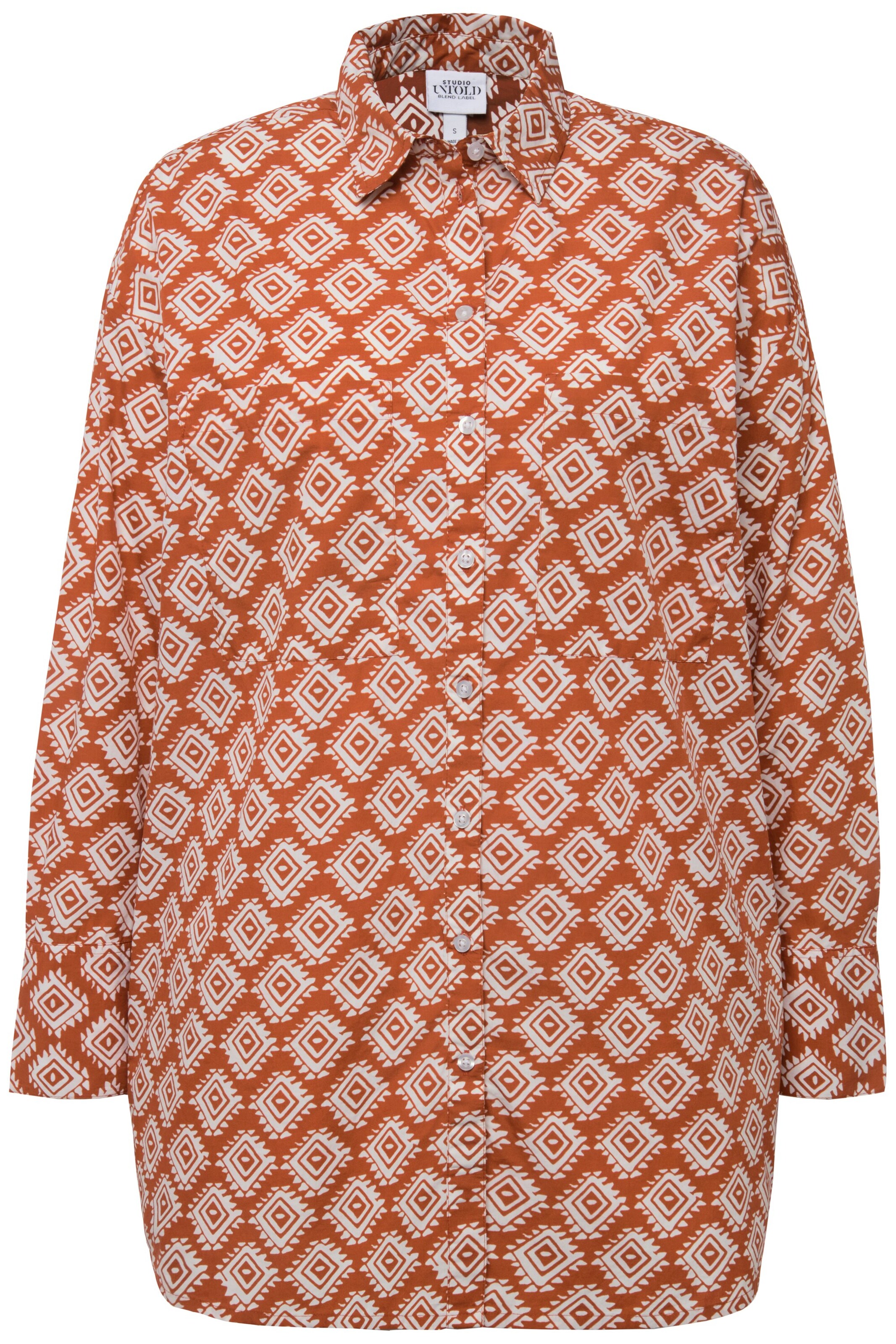 Studio Untold Bluse in Orange: Vorderseite
