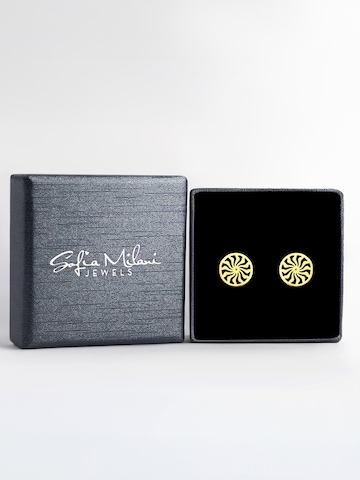 Sofia Milani Ohrringe 'Sun Circle'‌‌‌‌‌ in Gold