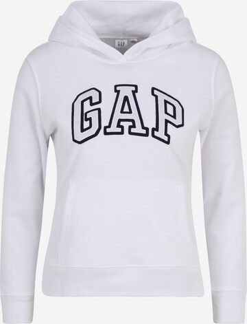 Gap Petite Sweatshirt in Weiß: predná strana