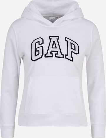 Gap Petite Sweatshirt in White: front