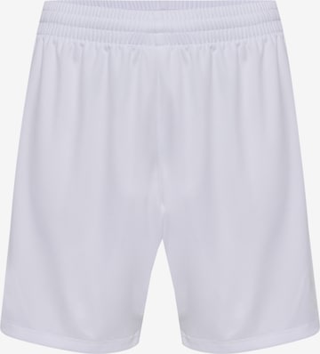 Hummel Sportshorts 'Essential' in Weiß: Vorderseite