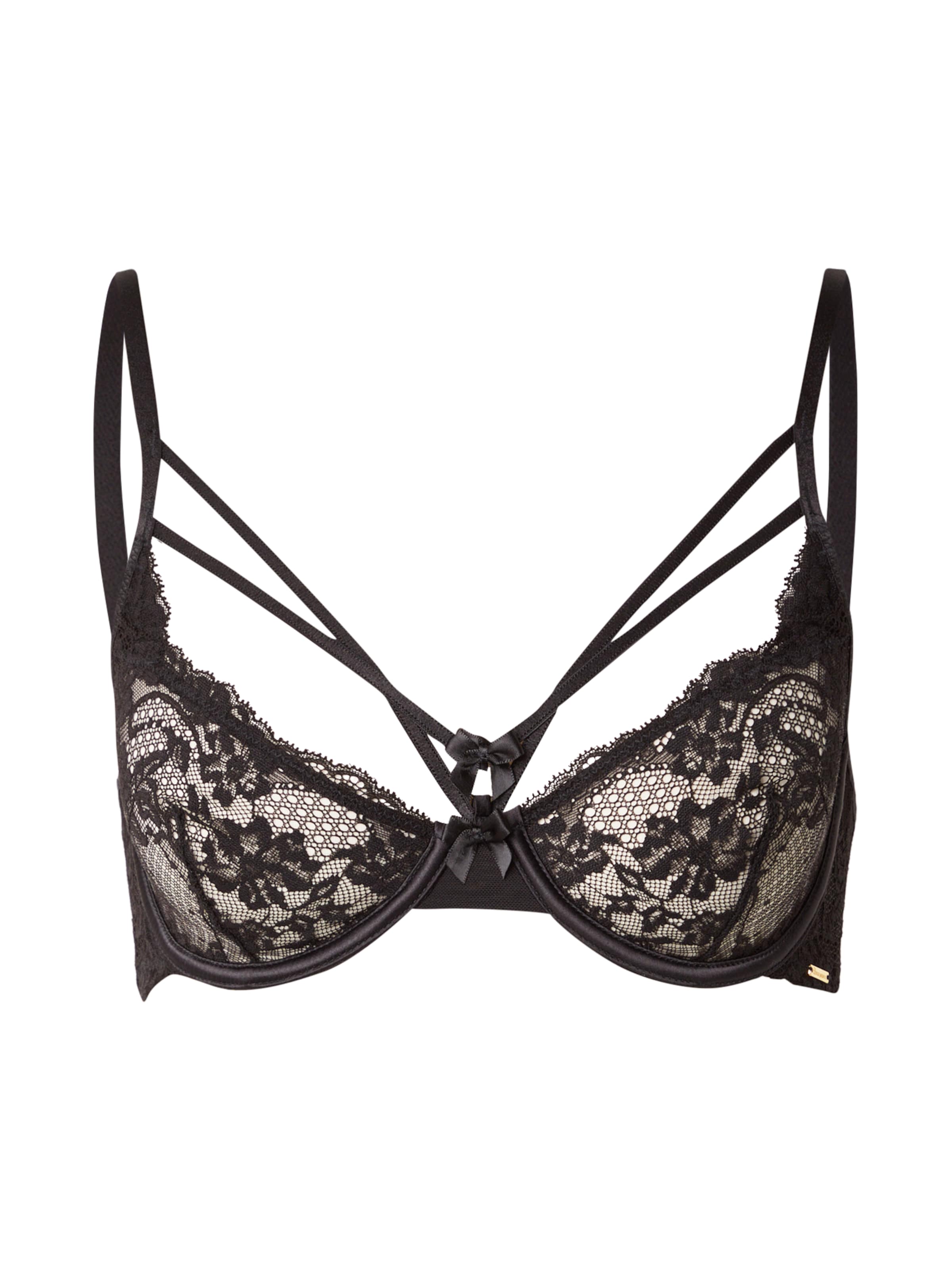 Boux Avenue Rinnahoidja 'VANESSA', värv must: eest vaates