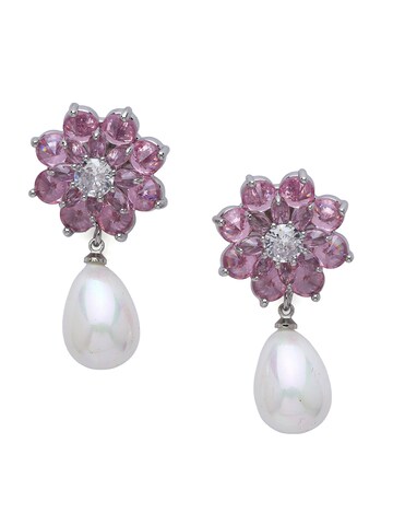 AVANT-GARDE PARIS Øreringe 'Regavie' i pink: forside