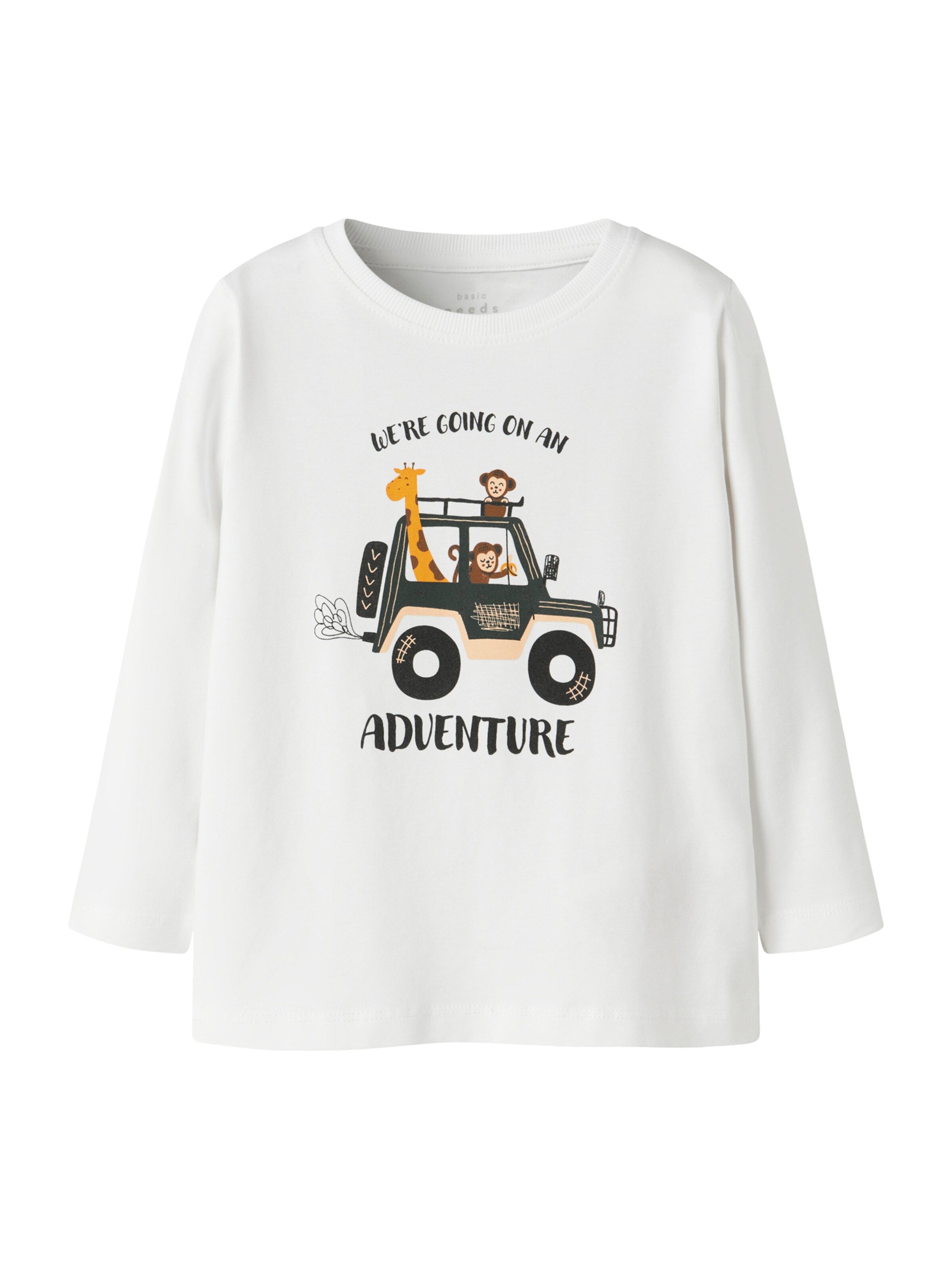 NAME IT T-shirt 'NMMVUX' i vit: framsida