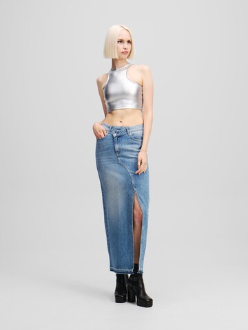 KARL LAGERFELD JEANS Φούστα σε μπλε: μπροστά