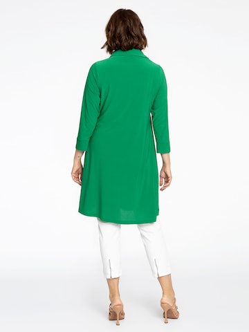 Yoek Shirt Dress 'Dolce' in Green